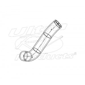 W0002010  -  Radiator Hose - Upper Front (L4B - 3.9L Cummins)
